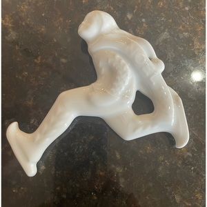 Vintage Haviland Limoges France Porcelain Ice Skater Christmas Ornament 1981